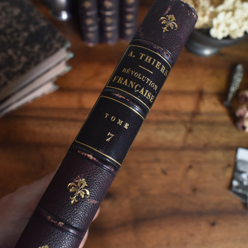 Antique book A. THIERS Révolution Française Tome 7