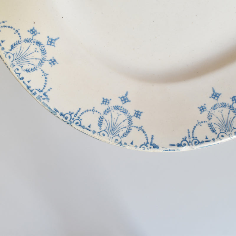 Antique Oval Platter, Faiencerie du Midi AB&Cie