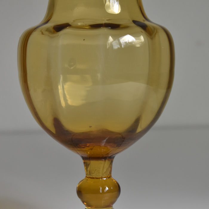 ヴィンテージ手吹きガラス 花瓶　