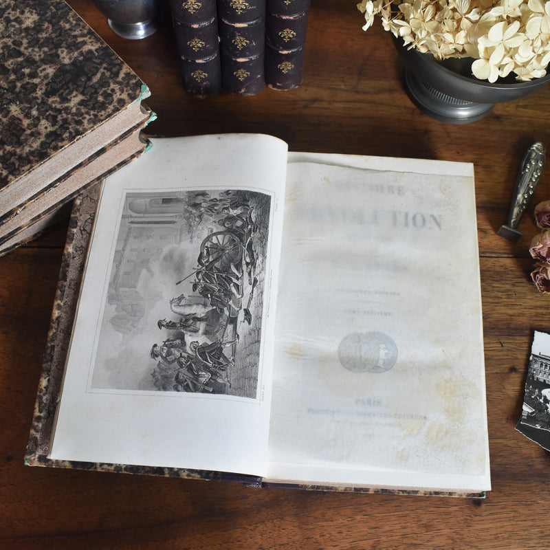 Antique book A. THIERS Révolution Française Tome 7