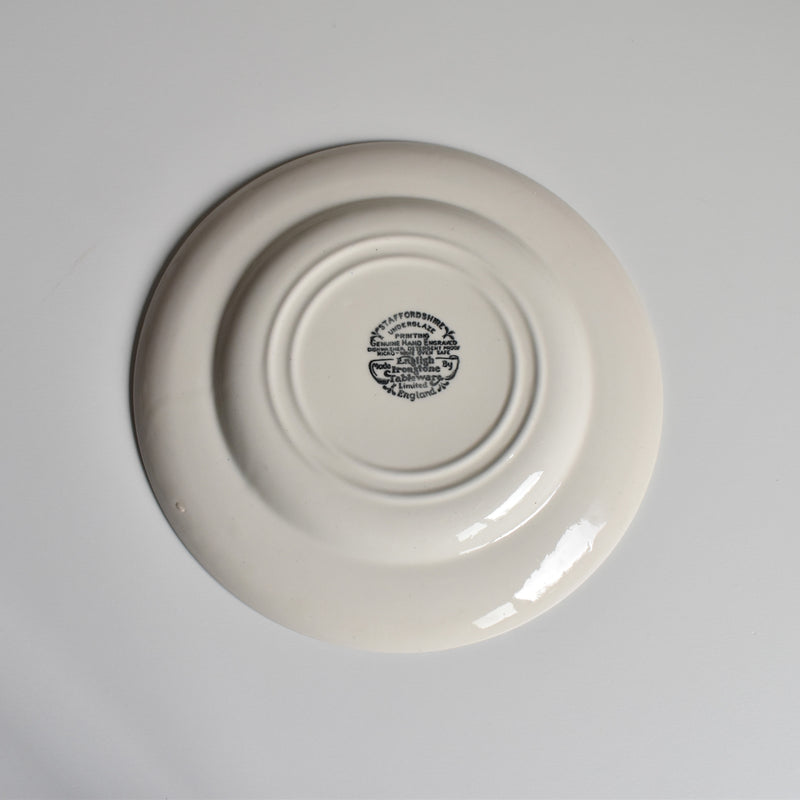 Vintage Dessert Plate STAFFORDSHIRE ENGLAND A