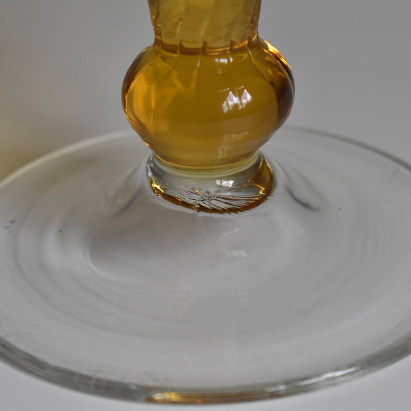 Vintage Hand-blown Glass Vase
