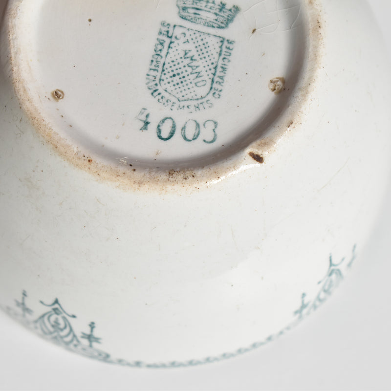 Antique Chocolate Cup, Saint-Amand, 4003 A