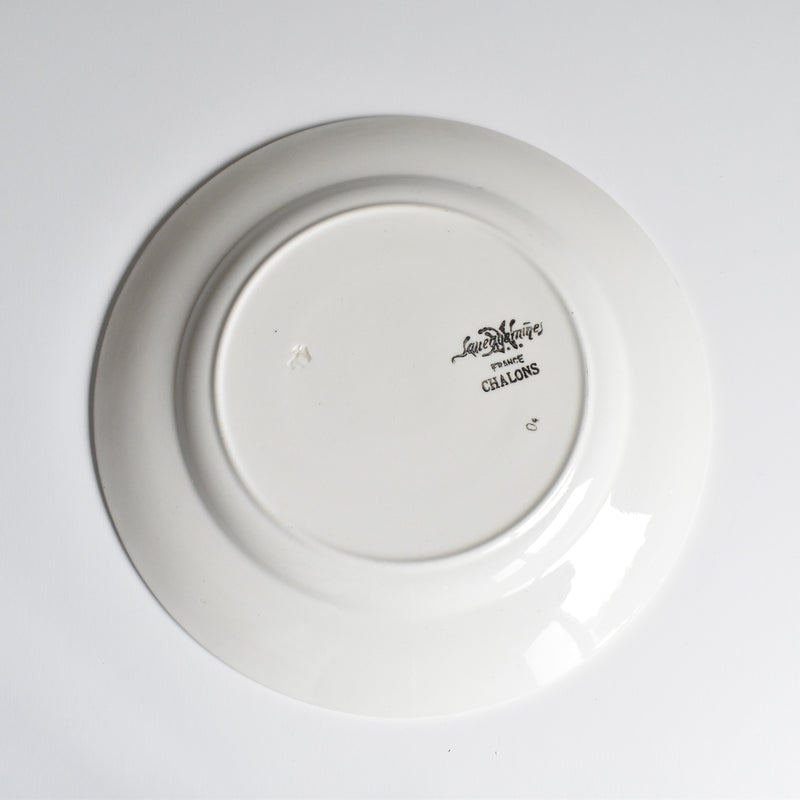 Vintage Plate Digoin & Sarreguemines Chalons F
