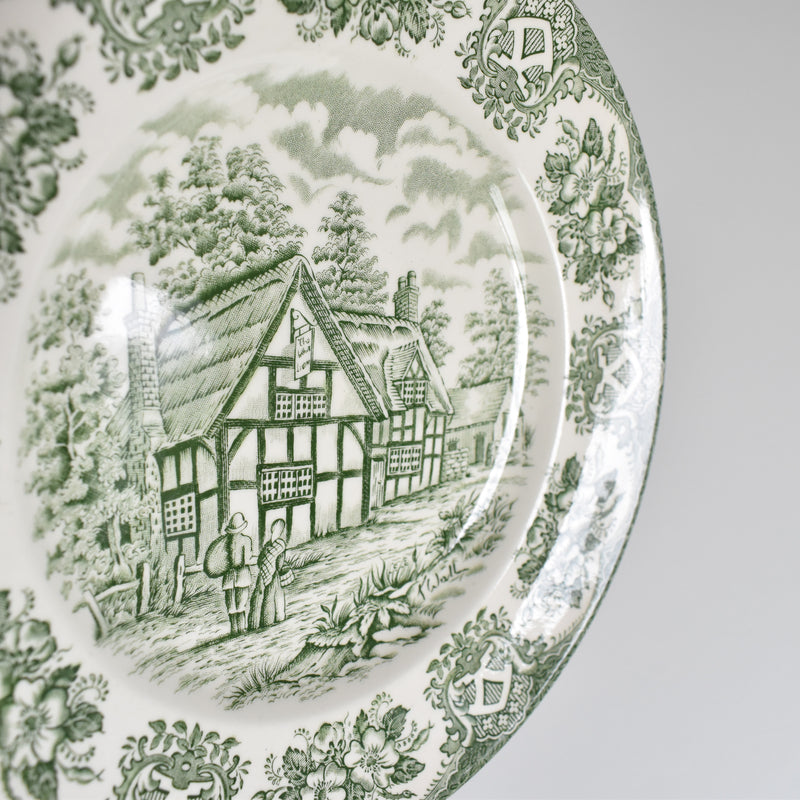 Vintage Dessert Plate STAFFORDSHIRE ENGLAND A