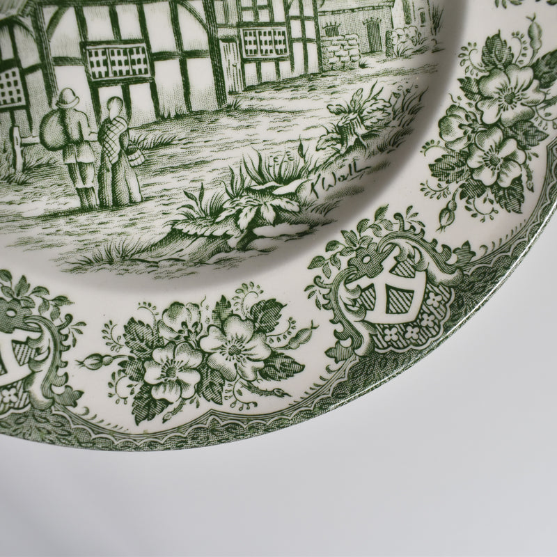 Vintage Dessert Plate STAFFORDSHIRE ENGLAND A