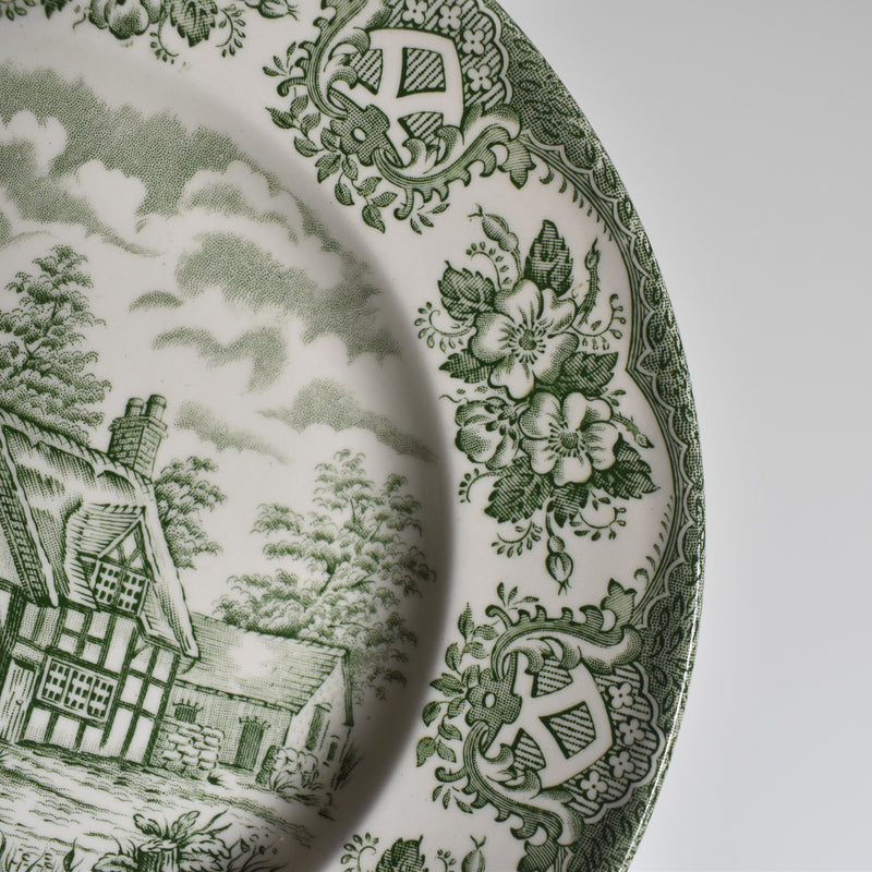 Vintage Dessert Plate STAFFORDSHIRE ENGLAND A