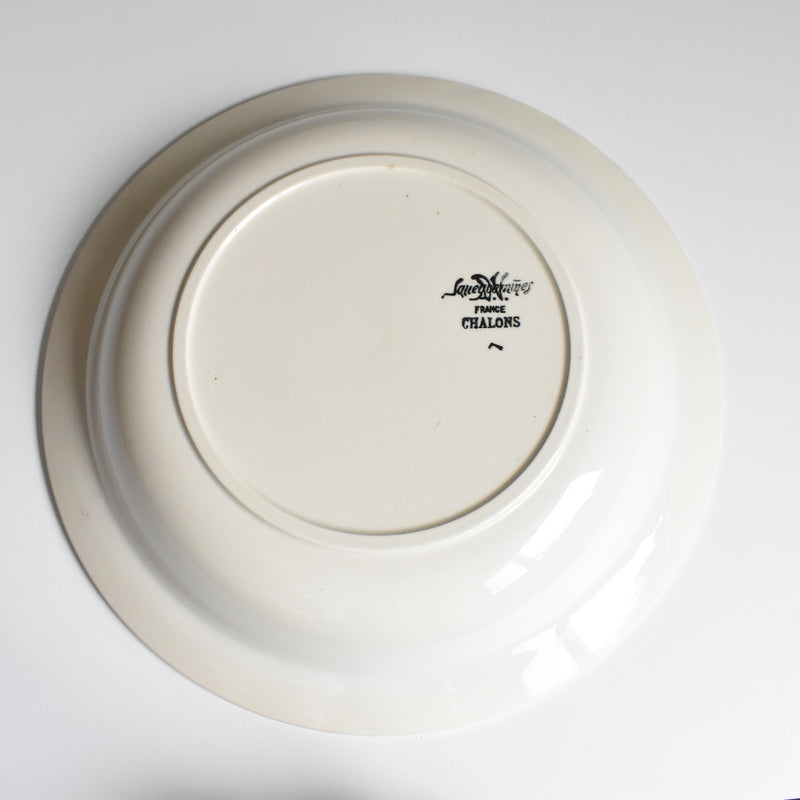 Vintage Deep Plate, Digoin & Sarreguemines, Chalons