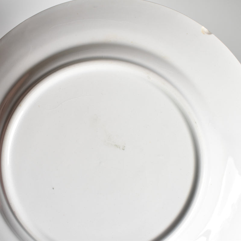Vintage Dessert Plate Digoin & Sarreguemines La Chasse N1
