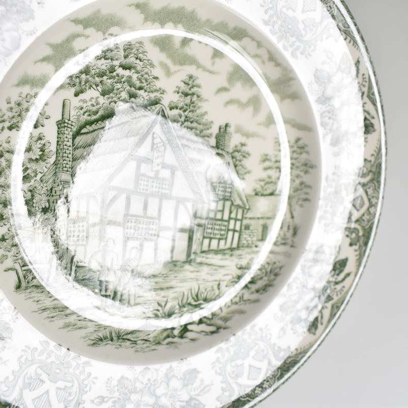 Vintage Dessert Plate STAFFORDSHIRE ENGLAND B
