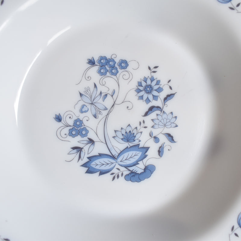 Vintage Glass Deep Plate ARCOPAL Oignon Bleu