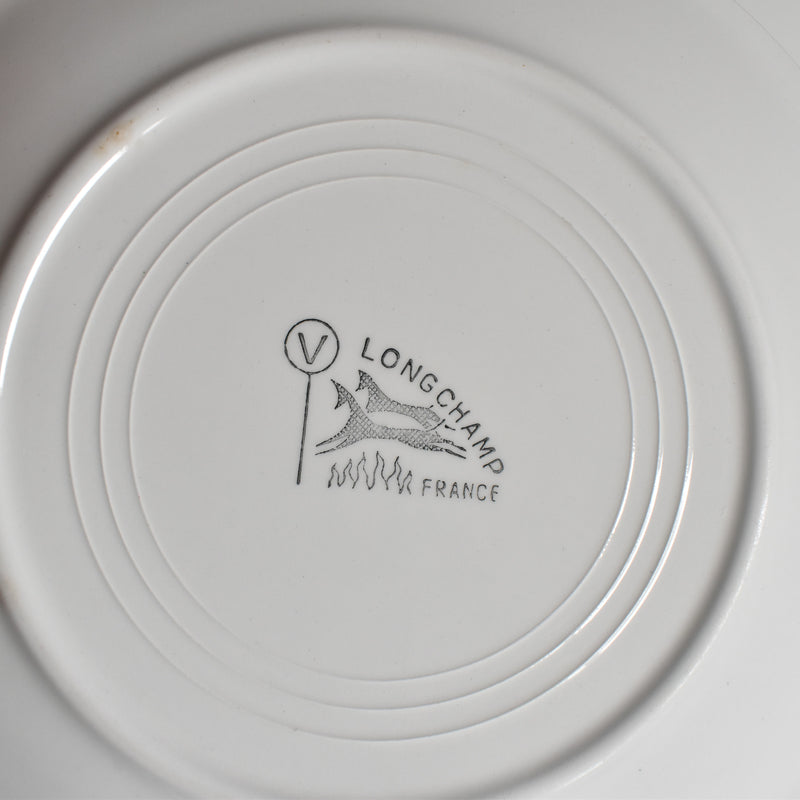 Vintage Dessert Plate Longchamp Automne A