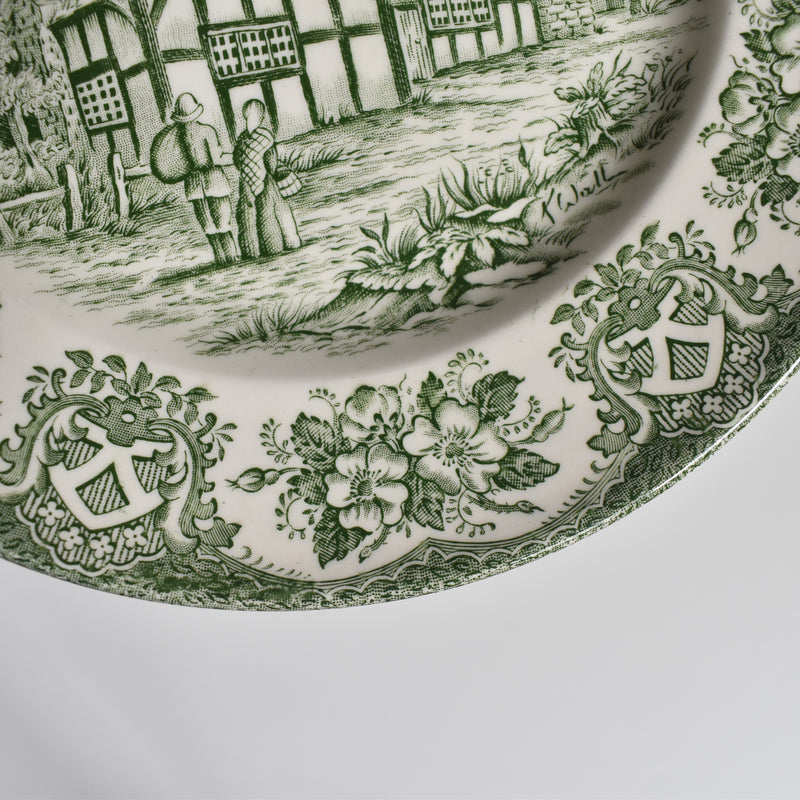 Vintage Dessert Plate STAFFORDSHIRE ENGLAND B