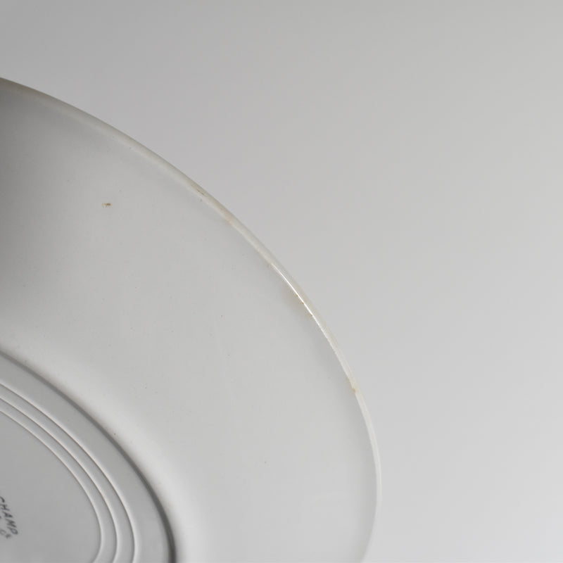 Vintage Dessert Plate Longchamp Automne A
