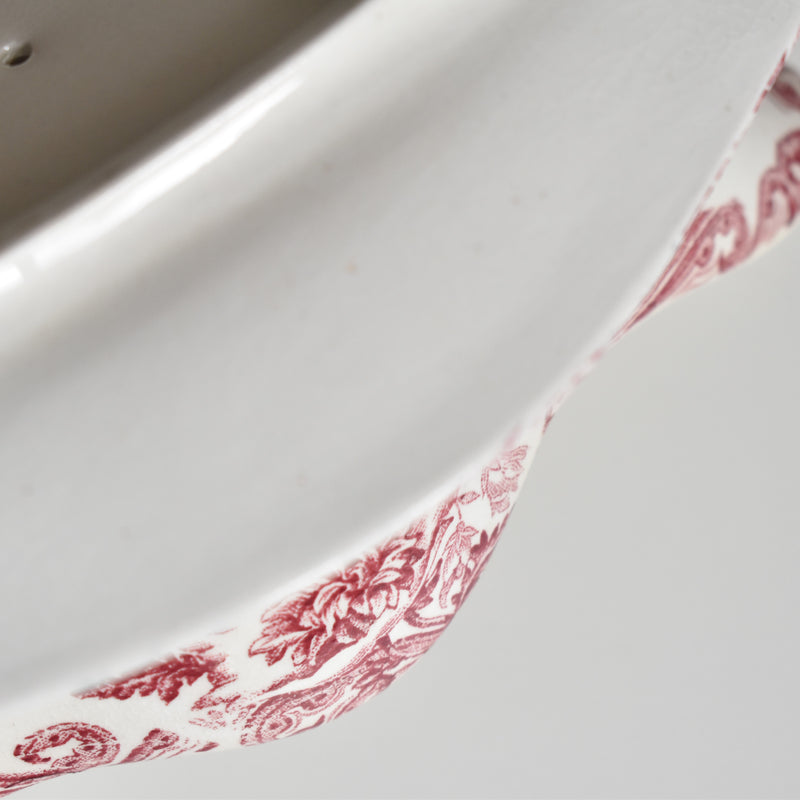 Antique Sauce Boat LG Clairefontaine Pavots