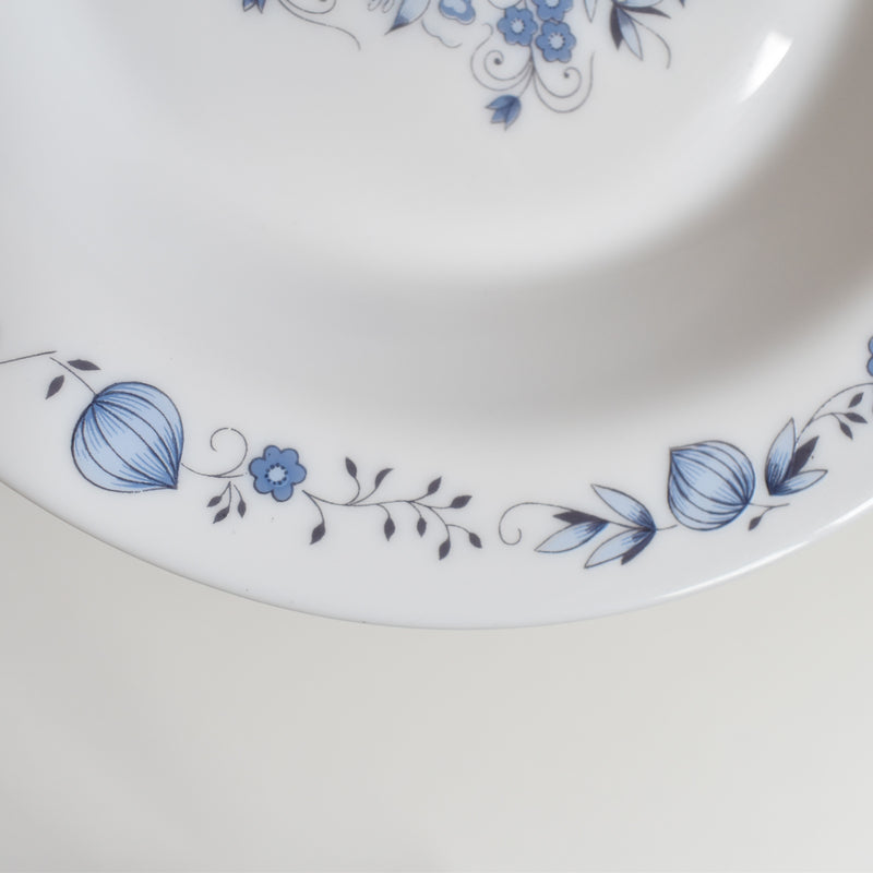 Vintage Glass Deep Plate ARCOPAL Oignon Bleu