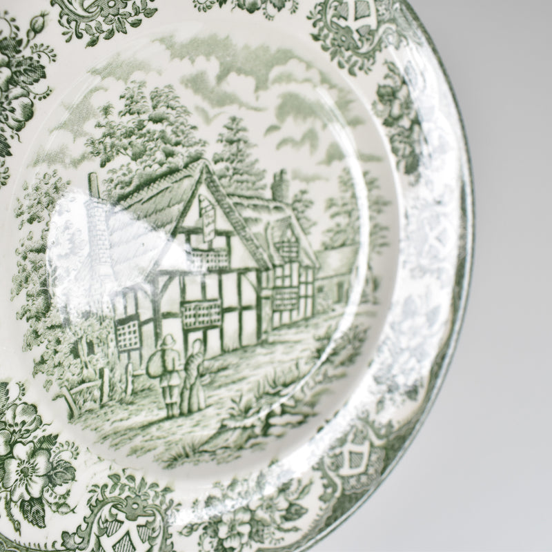 Vintage Dessert Plate STAFFORDSHIRE ENGLAND C