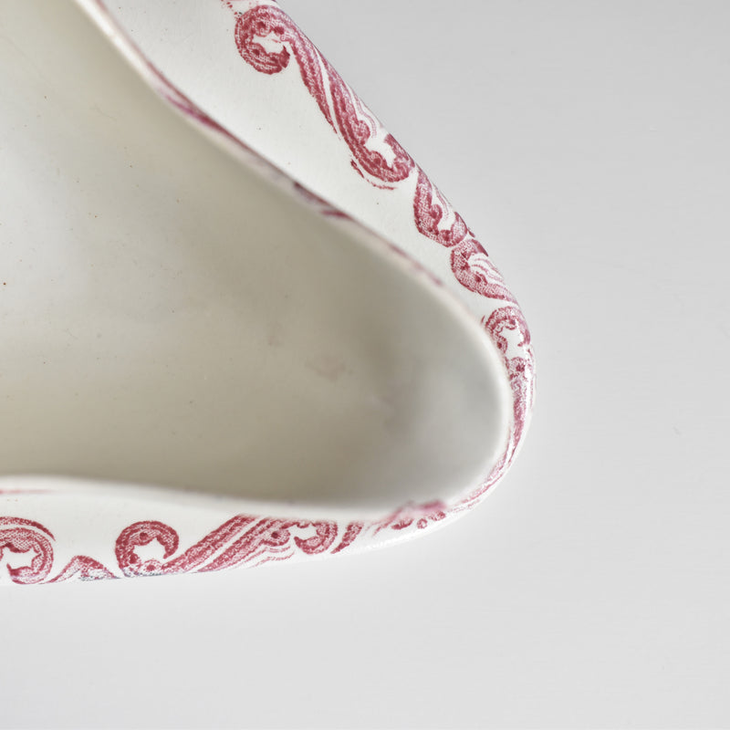Antique Sauce Boat LG Clairefontaine Pavots