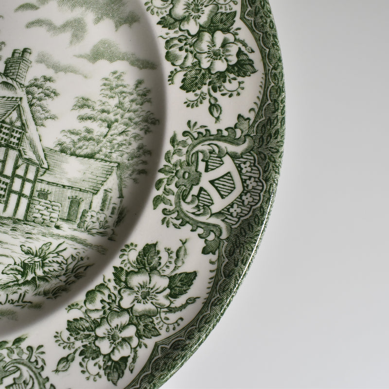 Vintage Dessert Plate STAFFORDSHIRE ENGLAND C