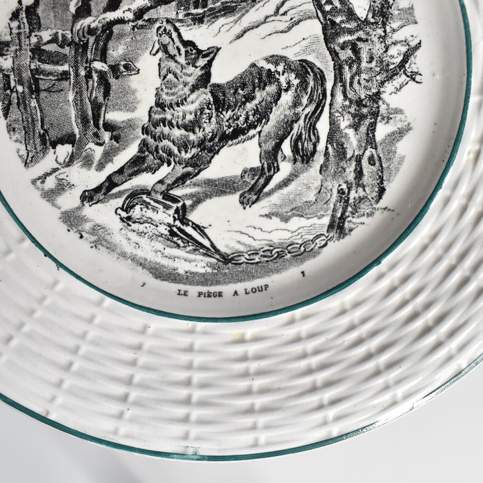 ヴィンテージデザートプレート ディゴワン＆サルグミンヌ la Chasse N7