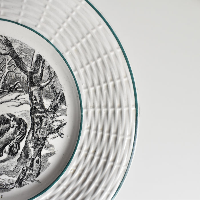 ヴィンテージデザートプレート ディゴワン＆サルグミンヌ la Chasse N7