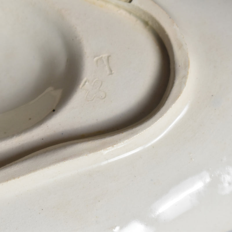 Antique Sauce Boat - Creil et Montereau - Papillons