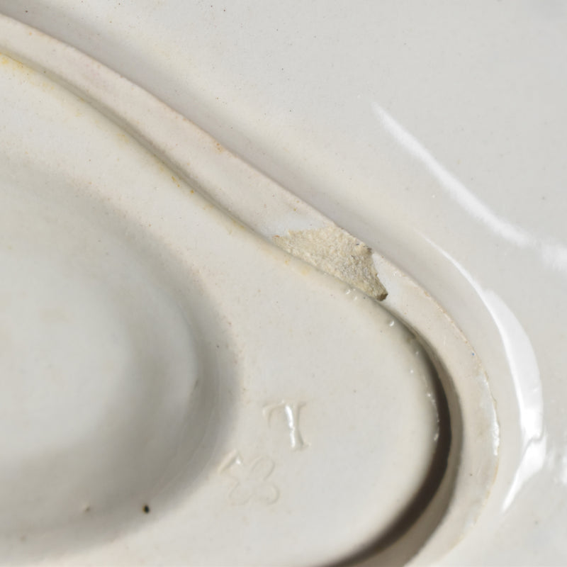 Antique Sauce Boat - Creil et Montereau - Papillons