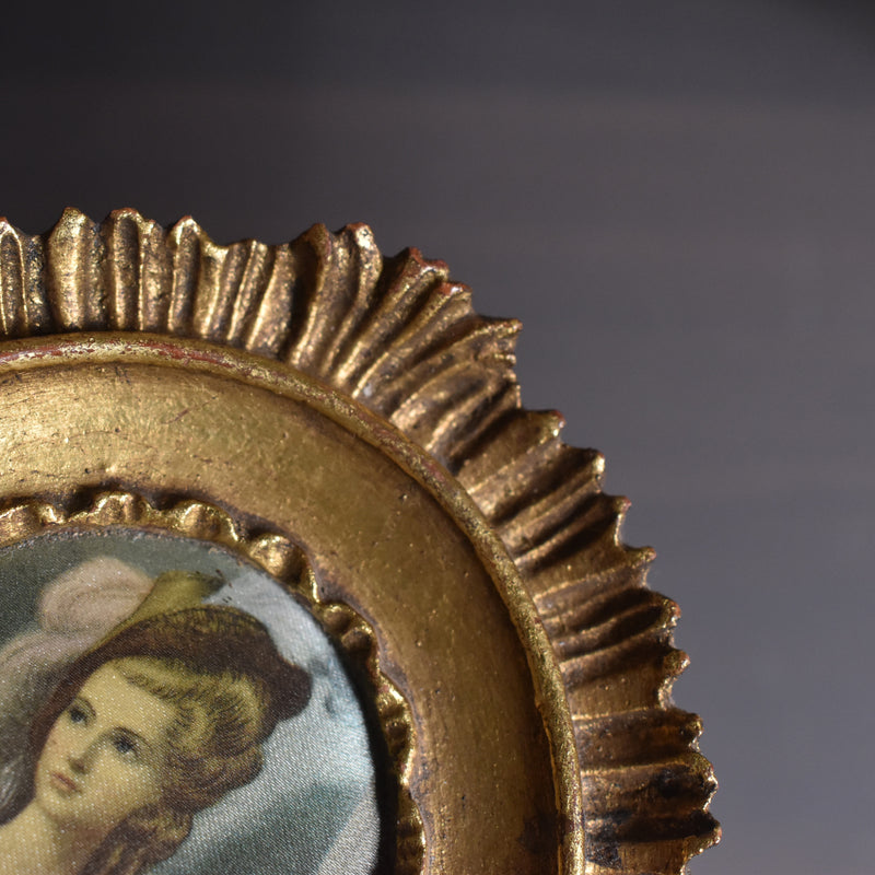 ヴィンテージオーヴァルフレーム 14.5cm x 11.5cm