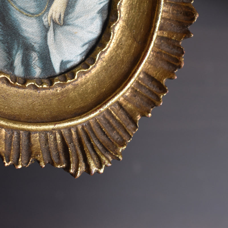 ヴィンテージオーヴァルフレーム 14.5cm x 11.5cm