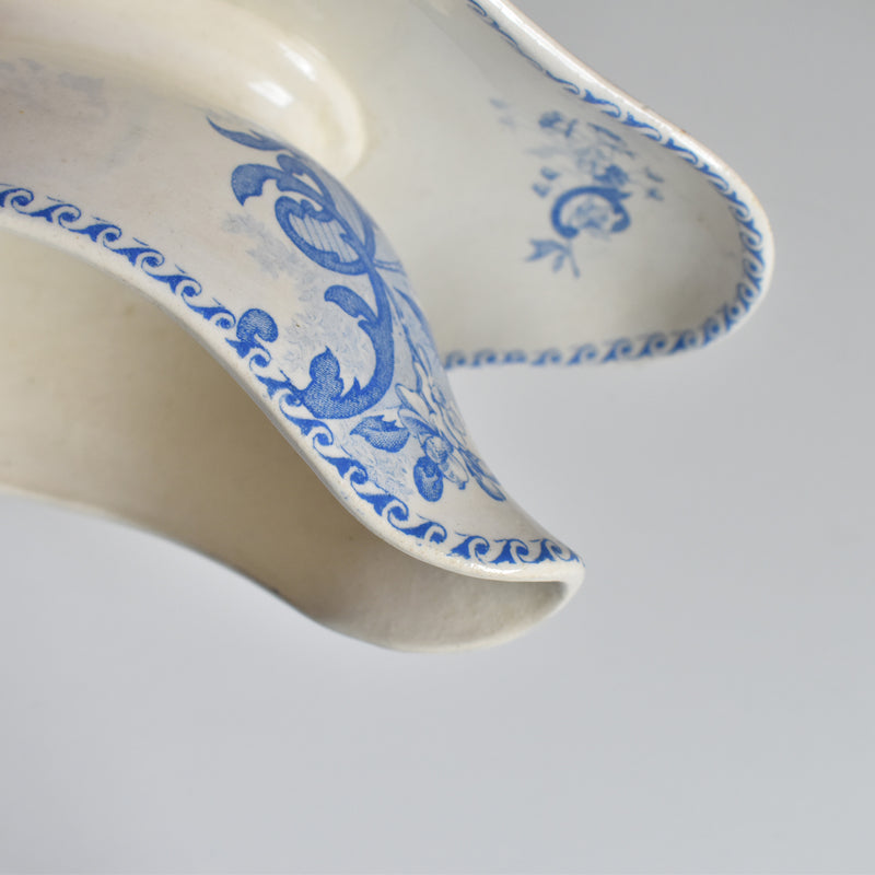 Antique Sauce Boat - Creil et Montereau - Papillons