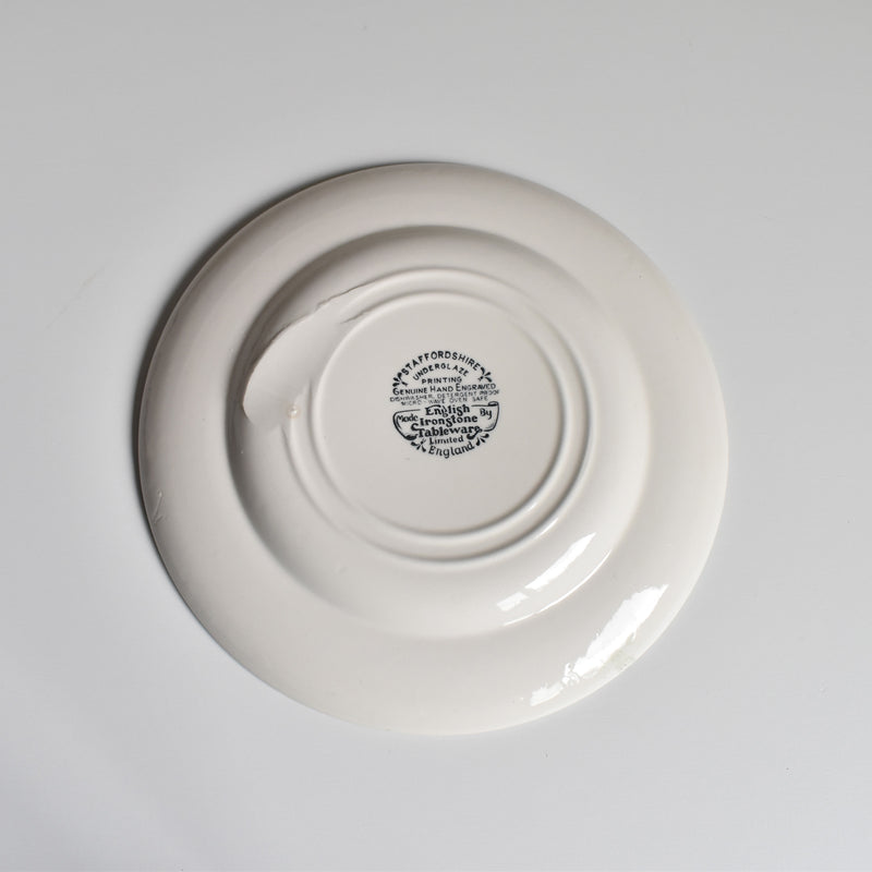 Vintage Dessert Plate STAFFORDSHIRE ENGLAND E