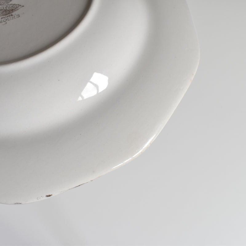 Vintage Deep Plate Digoin & Sarreguemines Nemours G