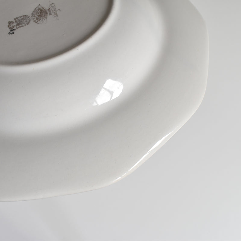 Vintage Deep Plate Digoin & Sarreguemines Nemours G