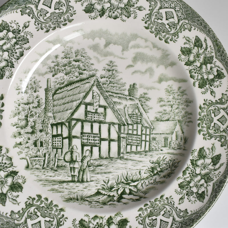 Vintage Dessert Plate STAFFORDSHIRE ENGLAND E