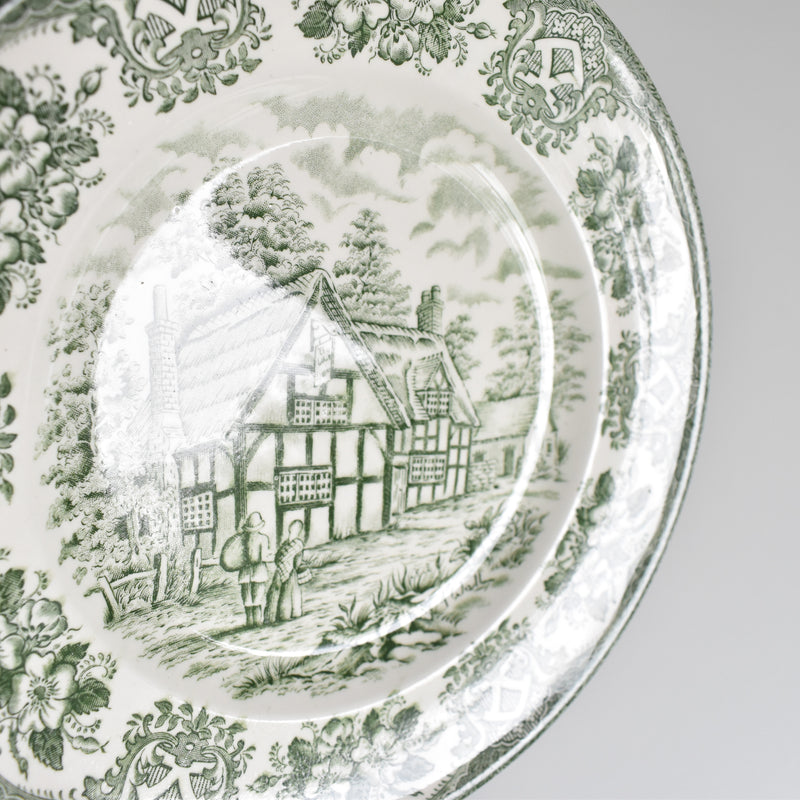 Vintage Dessert Plate STAFFORDSHIRE ENGLAND E