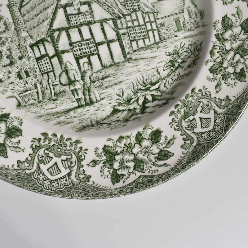 Vintage Dessert Plate STAFFORDSHIRE ENGLAND E