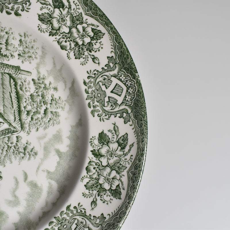 Vintage Dessert Plate STAFFORDSHIRE ENGLAND E
