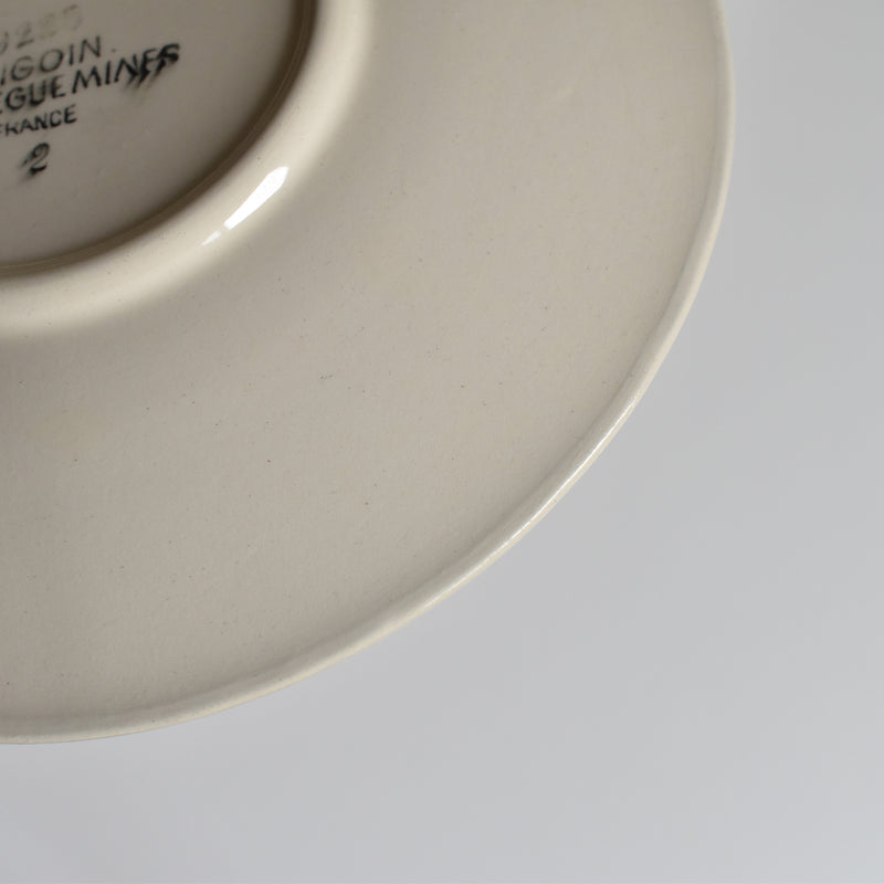 Vintage Coffee Cup and Saucer, Digoin & Sarreguemines Iris 9225 A
