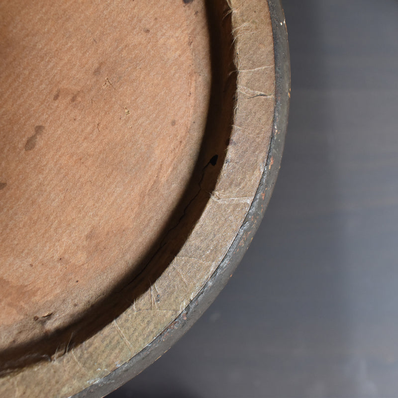 Vintage Round Frame, Virgin Mary