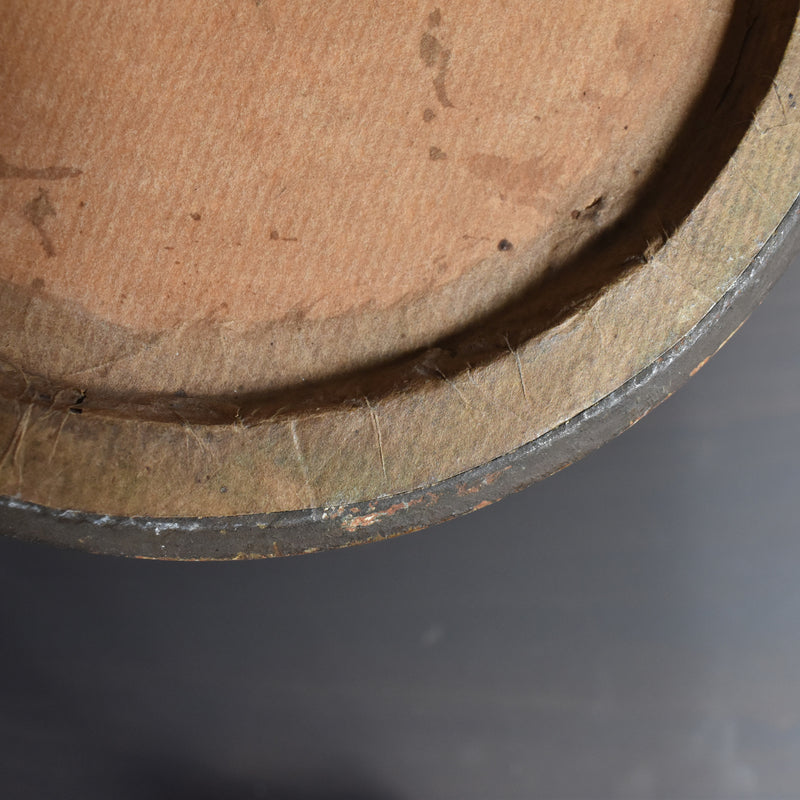 Vintage Round Frame, Virgin Mary