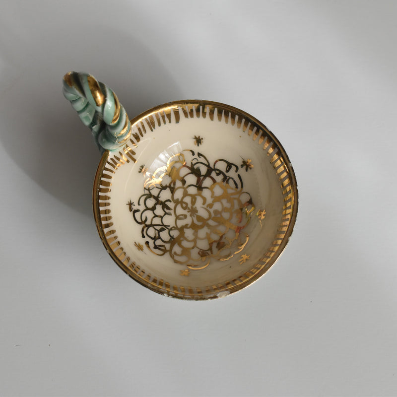 ヴィンテージミニカップ　ア.ドラサンヴァル  ライトグリーン