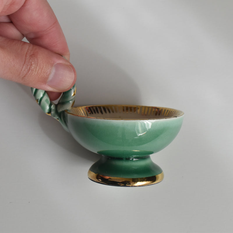 ヴィンテージミニカップ　ア.ドラサンヴァル  ライトグリーン