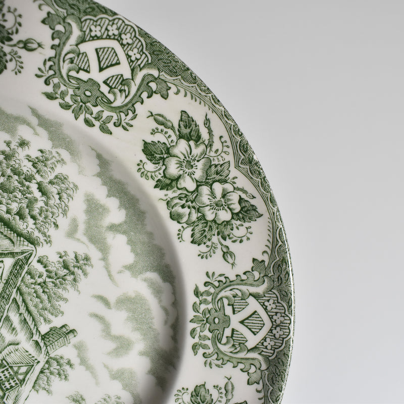 Vintage dessert plate STAFFORDSHIRE ENGLAND F