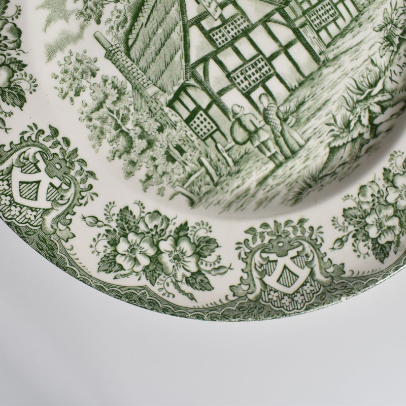 Vintage dessert plate STAFFORDSHIRE ENGLAND F