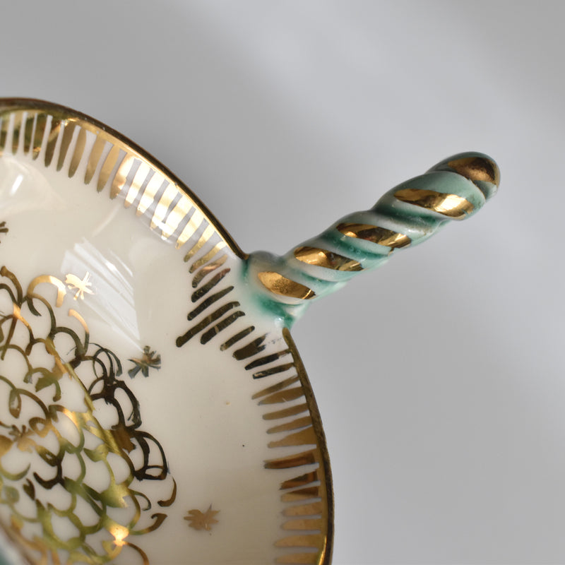 ヴィンテージミニカップ　ア.ドラサンヴァル  ライトグリーン