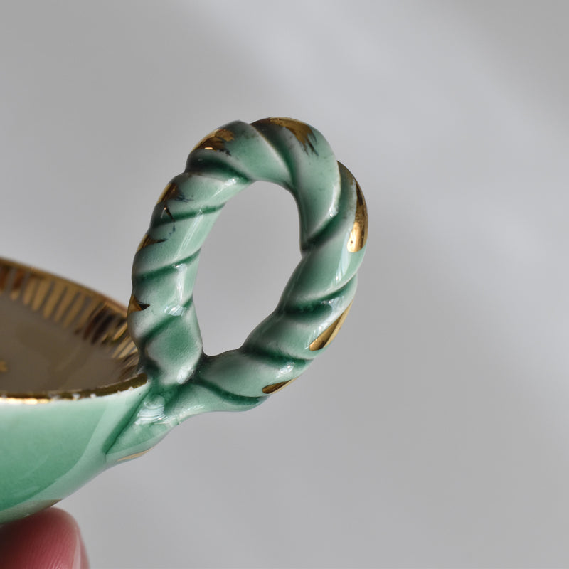 ヴィンテージミニカップ　ア.ドラサンヴァル  ライトグリーン