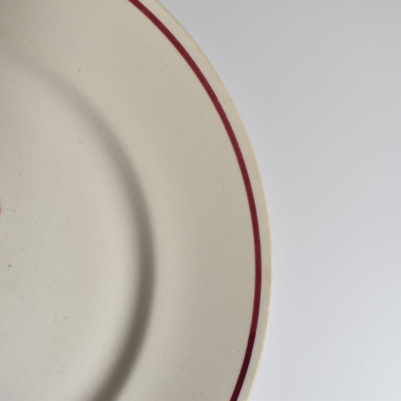 Antique Dessert Plate, Sarreguemines, Moissons dorées B