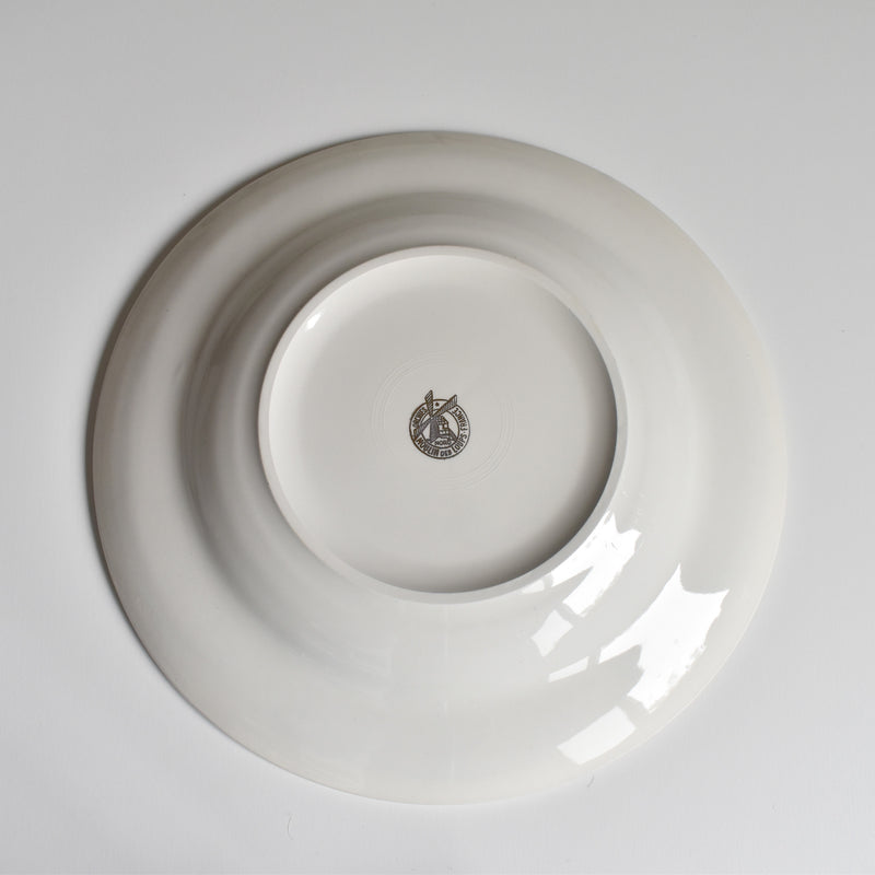 Vintage Deep Plate, Moulin des Loups, Jaune A