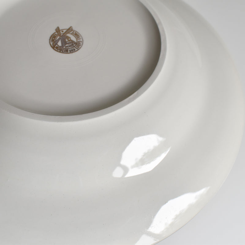Vintage Deep Plate, Moulin des Loups, Jaune A