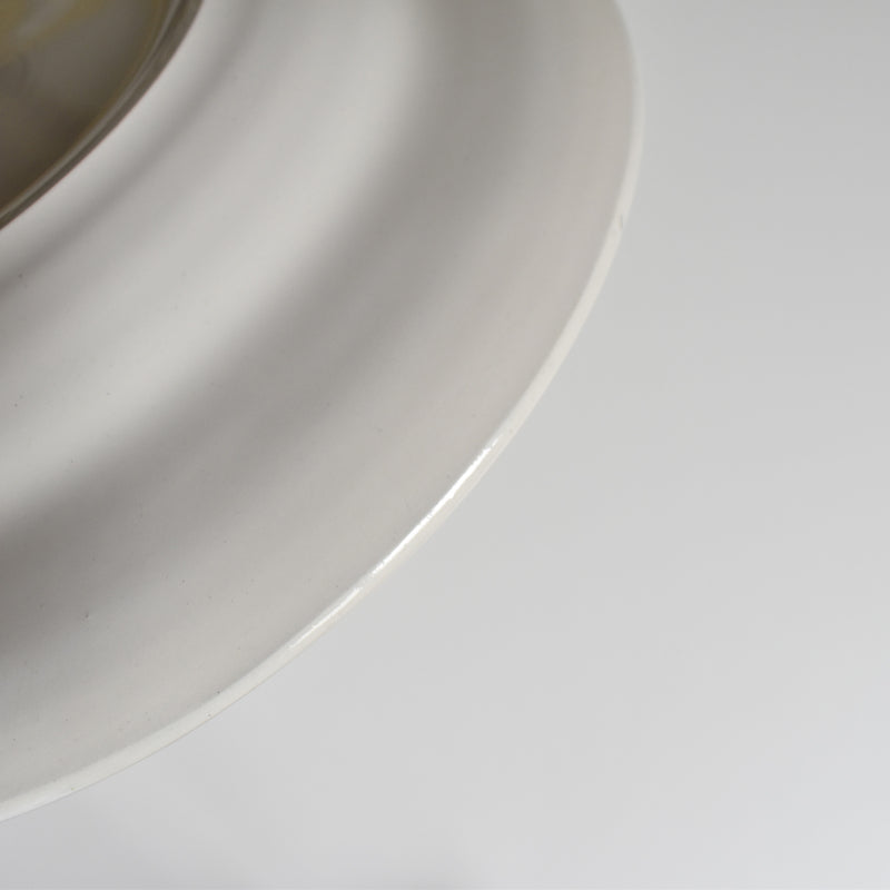 Vintage Deep Plate, Moulin des Loups, Jaune A
